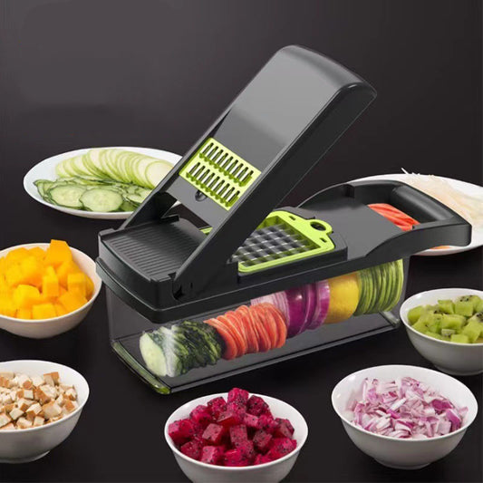 Multifunctional Vegetable Cutter, Vegetable Slicer, Shredder, Potato Shredder, Household Kitchen Utensil