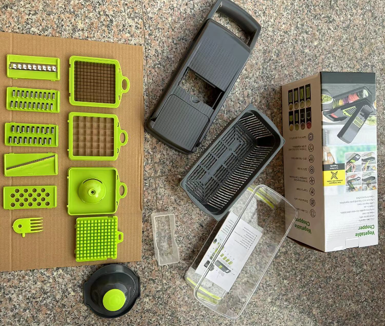 Multifunctional Vegetable Cutter, Vegetable Slicer, Shredder, Potato Shredder, Household Kitchen Utensil