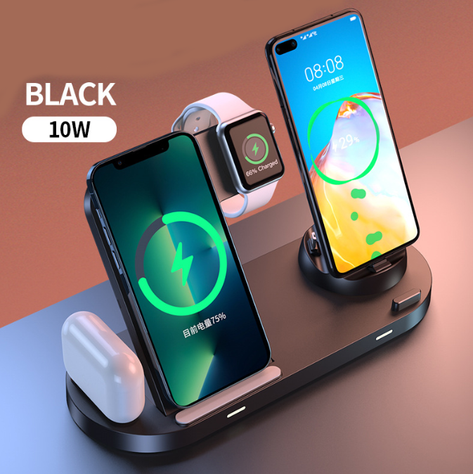 Wireless charger fast charging suitable for iPhone wireless charging watch earphones 3in1 wireless charging