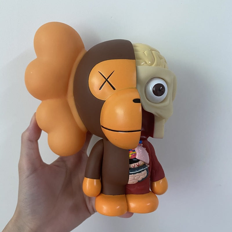 Kaws Sesame Street Doll Living Room High end Light Luxury Trendy Play Violent Bear Desktop Ornament Handmade Cartoon Home Gift