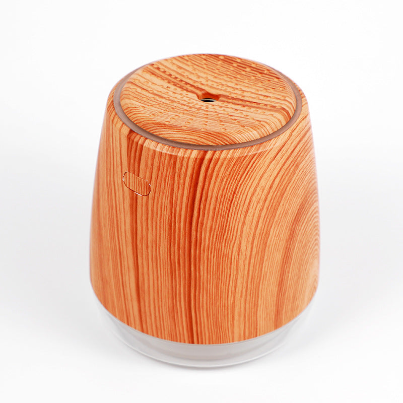 Simple Design And Creative Wood Grain L8 Humidifier Home Car Mini USB Aromatherapy Air Night Light Atomizing Humidifier