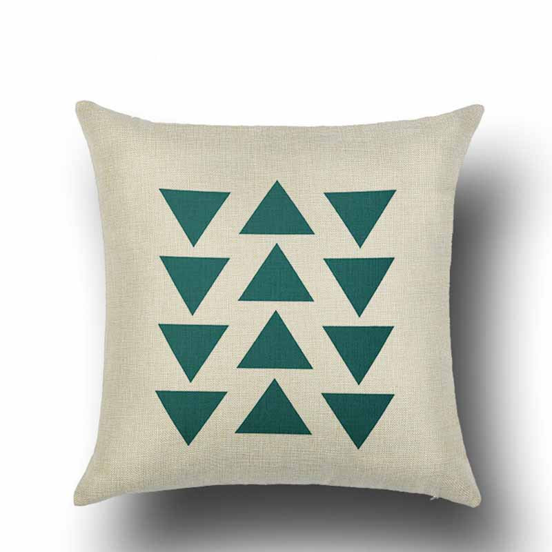 Geometric Black Cushion Cove Textile Hill Gold Dero Throw Pillows Covers 45Cmx45Cm Square Sofa Bed 3D Throw Pillow Cover