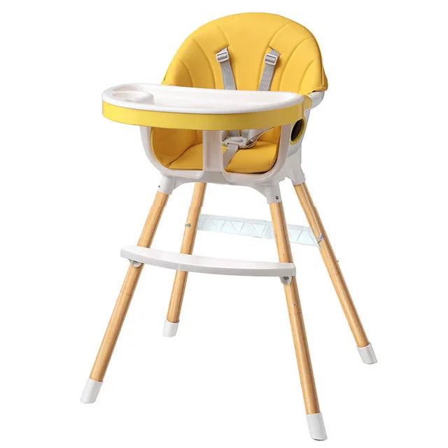 Adjustable height and height children's dining chairs for easy cleaning and multifunctional baby dining tables and chairs