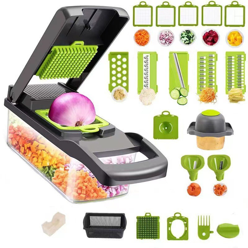 Multifunctional Vegetable Cutter, Vegetable Slicer, Shredder, Potato Shredder, Household Kitchen Utensil