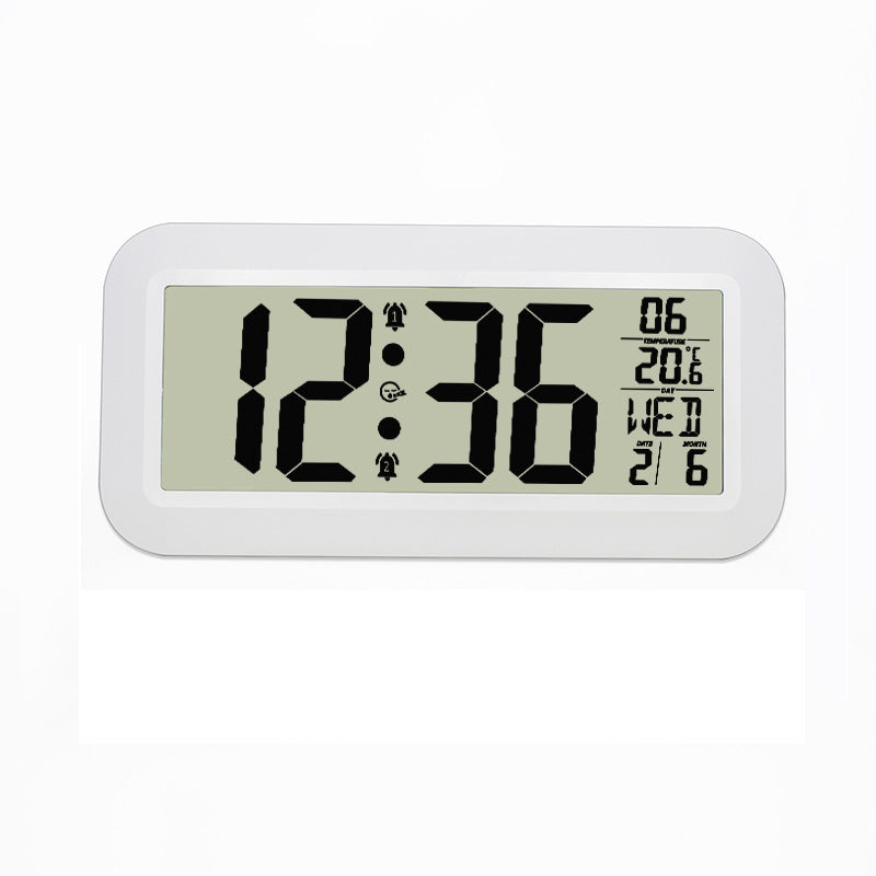 Large screen digital wall clock Living room Electronic clock Home bedroom Silent desk clock