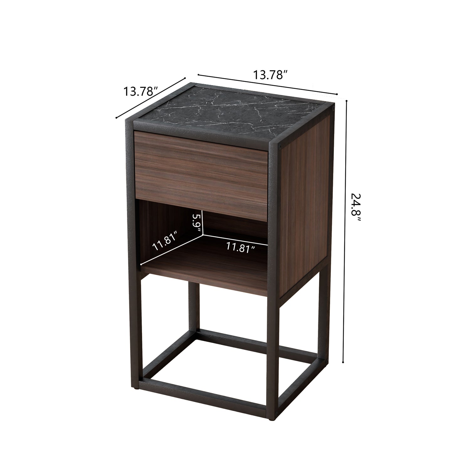 Armando Living Room Side Cabinet Corner Cabinet Bedroom Night Stand