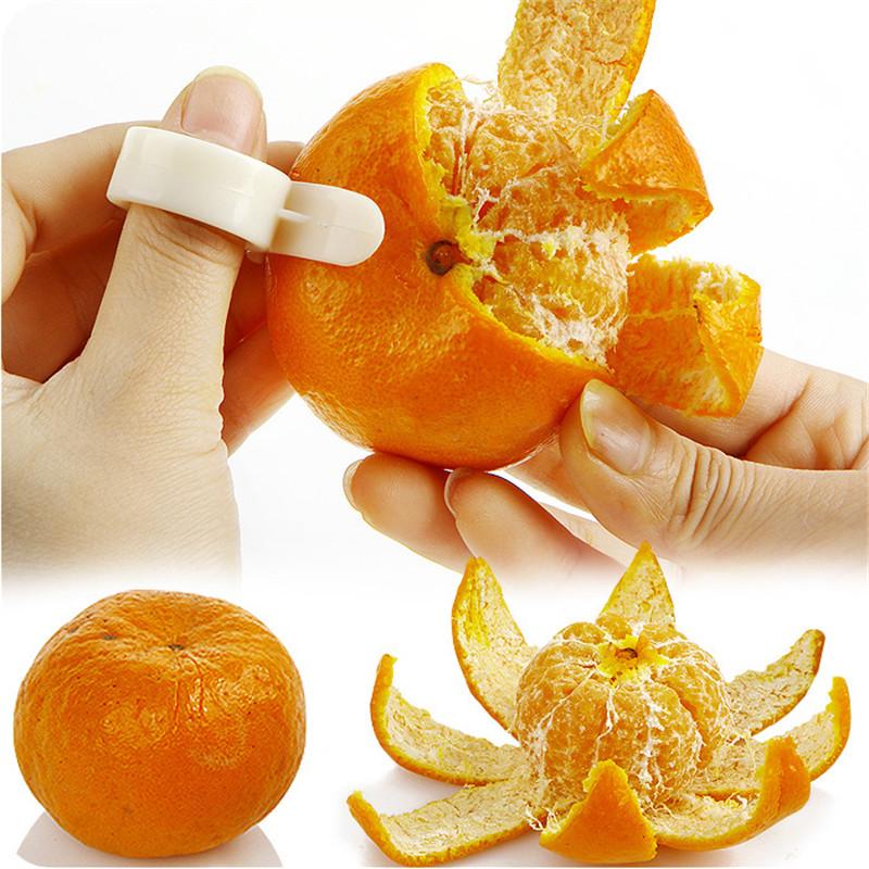 1 orange peeler finger lemon grape fruit slicer plastic stripper kitchen cooking accessories fruit vegetables tool kitchen tools