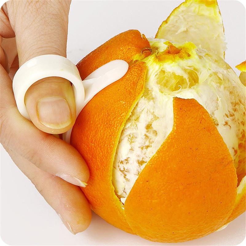 1 orange peeler finger lemon grape fruit slicer plastic stripper kitchen cooking accessories fruit vegetables tool kitchen tools