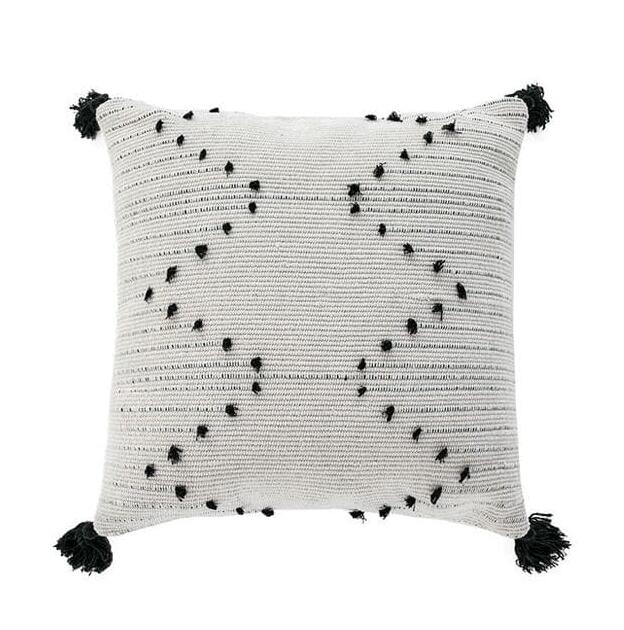 Throw Pillow Cover With A Minimalist Bohemian Design