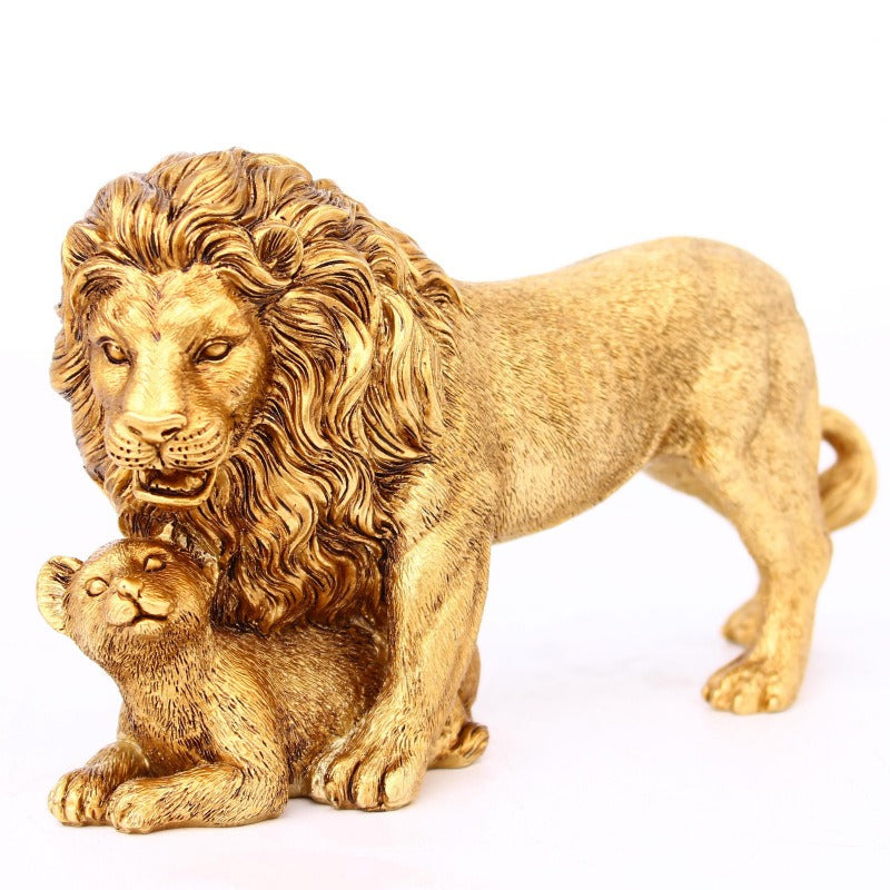 European Lion Resin Crafts Decoration TV Cabinet Restaurant Owner's Office Living Room Decoration