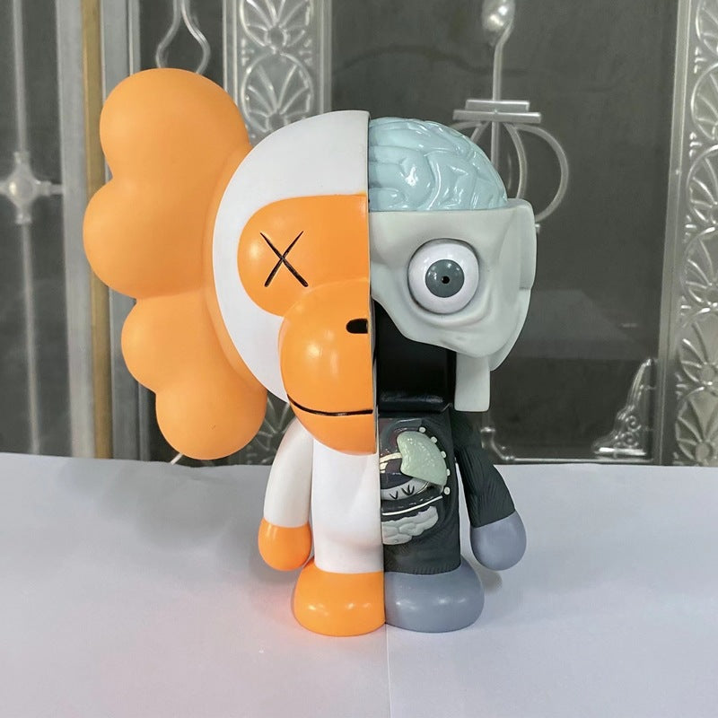 Kaws Sesame Street Doll Living Room High end Light Luxury Trendy Play Violent Bear Desktop Ornament Handmade Cartoon Home Gift