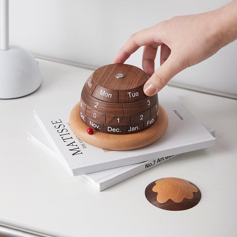 Planet Calendar Wooden Calendar Creative Decoration Calendar