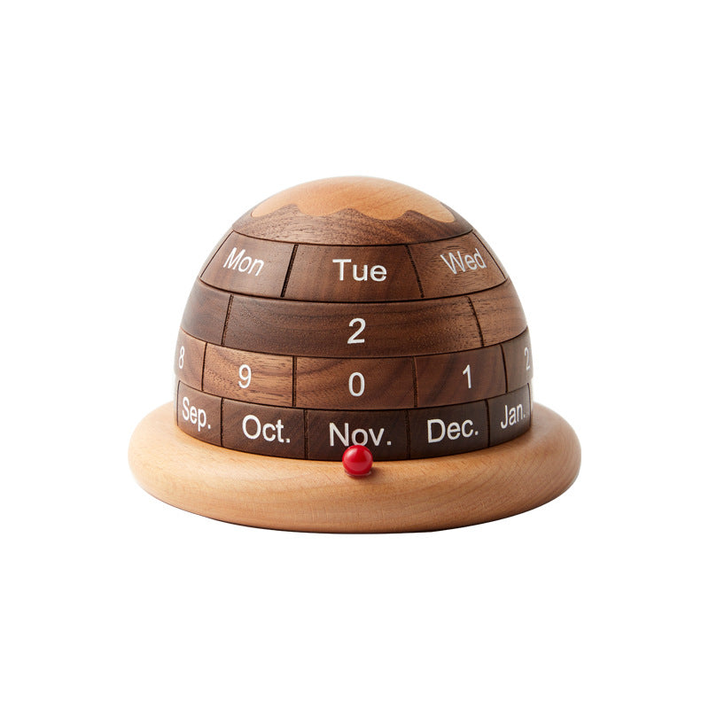 Planet Calendar Wooden Calendar Creative Decoration Calendar