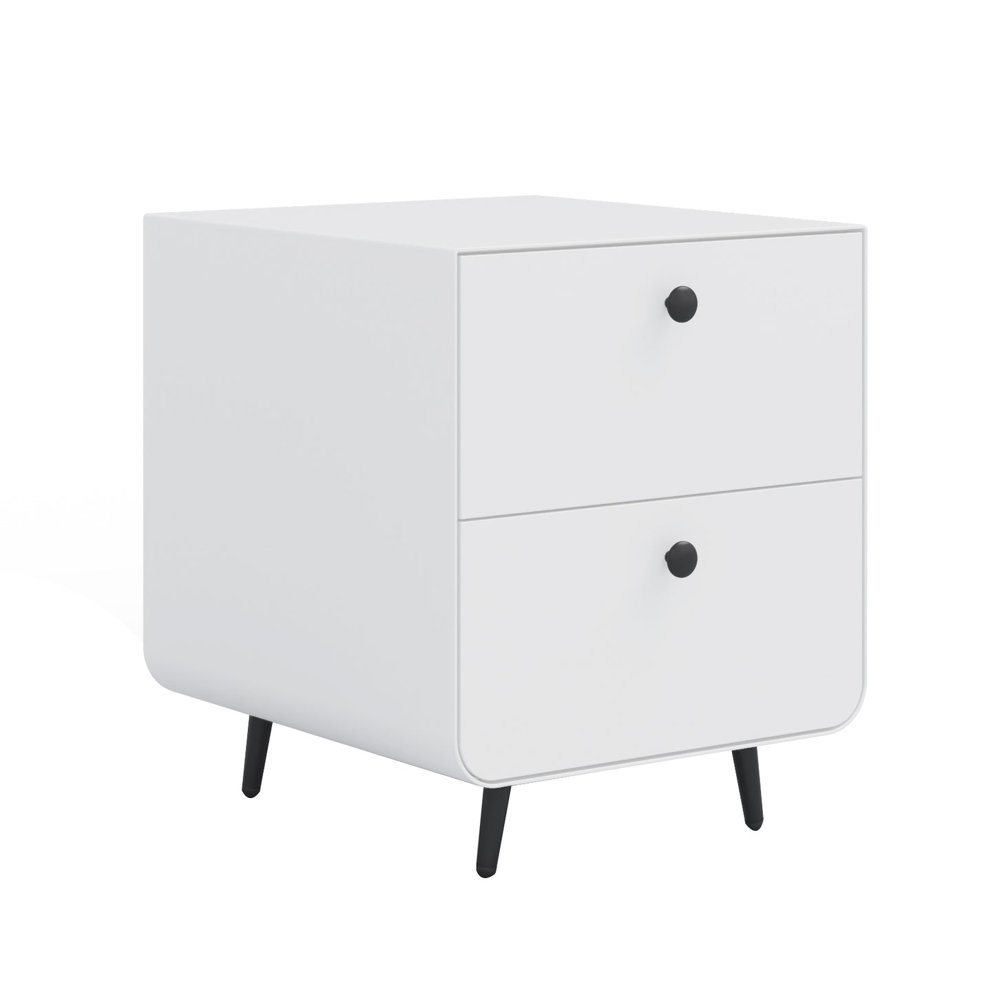 Modern Night Stand Storage Cabinet for Living Room Bedroom Steel Cabinet