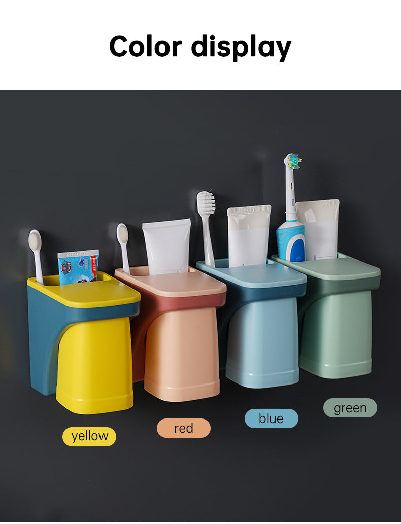 Magnetic Toothbrush Holder Bathroom Accessories magnetic cup holder For Home toiletries storage rack