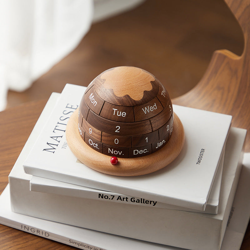 Planet Calendar Wooden Calendar Creative Decoration Calendar