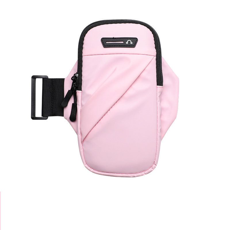 Sports running mobile arm bag, women's fitness wrist bag, breathable PU arm strap, outdoor cycling men's arm cover, mobile phone