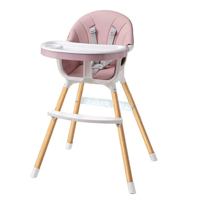 Adjustable height and height children's dining chairs for easy cleaning and multifunctional baby dining tables and chairs