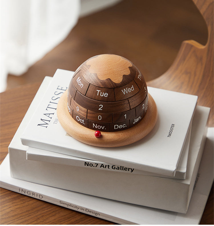 Planet Calendar Wooden Calendar Creative Decoration Calendar