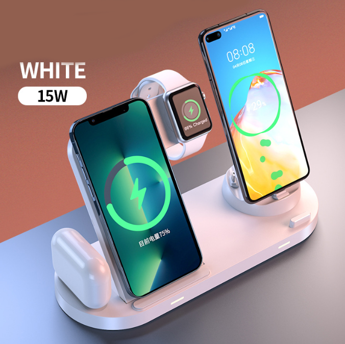 Wireless charger fast charging suitable for iPhone wireless charging watch earphones 3in1 wireless charging