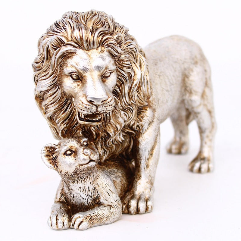 European Lion Resin Crafts Decoration TV Cabinet Restaurant Owner's Office Living Room Decoration