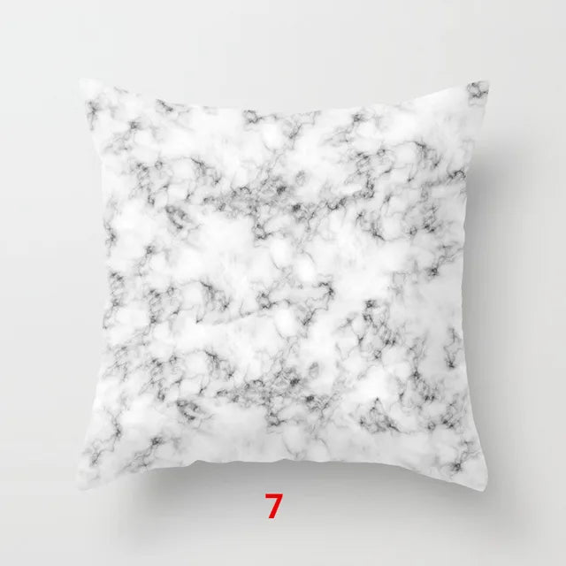 Geometric Cushion cover 45x45cm Marble Texture Throw Pillow Case Cushion Cover For Sofa Home Decor