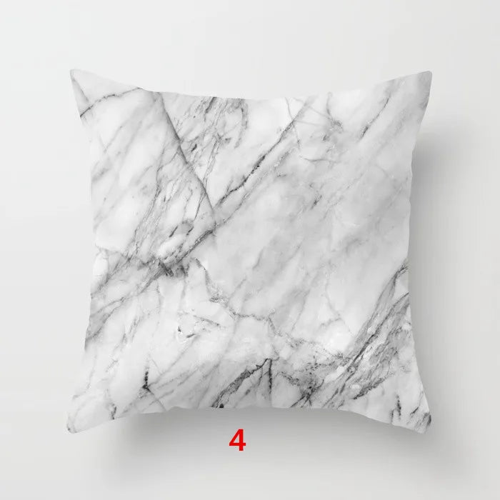 Geometric Cushion cover 45x45cm Marble Texture Throw Pillow Case Cushion Cover For Sofa Home Decor